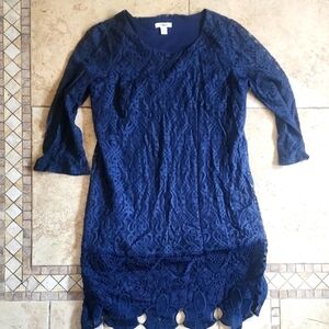 Cato Blue Lace Dress